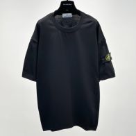 stone island t シャツコピー 半袖Tシャツ 純綿 シンプル 夏 新品 ゆったり 男女兼用 ブラック