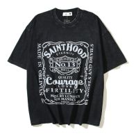 セントマイケルn級品スーパーコピー半袖Tシャツコットンブラック柔らかい花柄