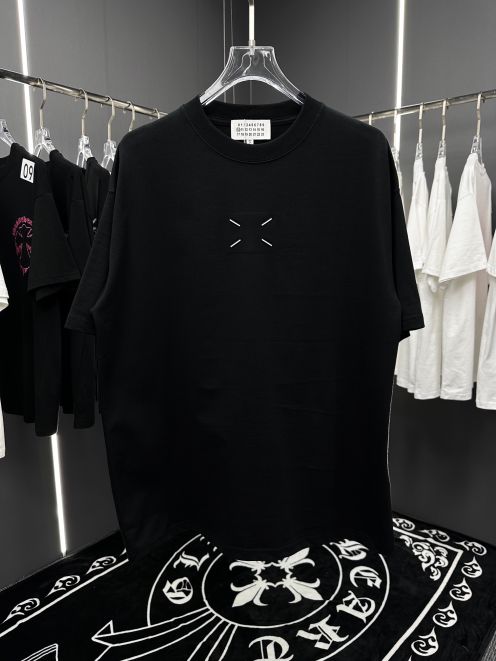 メゾンマルジェラ定番人気物コピー半袖Tシャツコットンブラック柔らかい春夏高級
