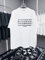 メゾンマルジェラMAISONMARGIELA限定コピー半袖Tシャツコットンホワイト柔らかい花柄春夏刺繍