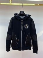 フィリッププレインアウターｎ級品 暖かい シンプル メンズ 上品 ジャケット ブラック
