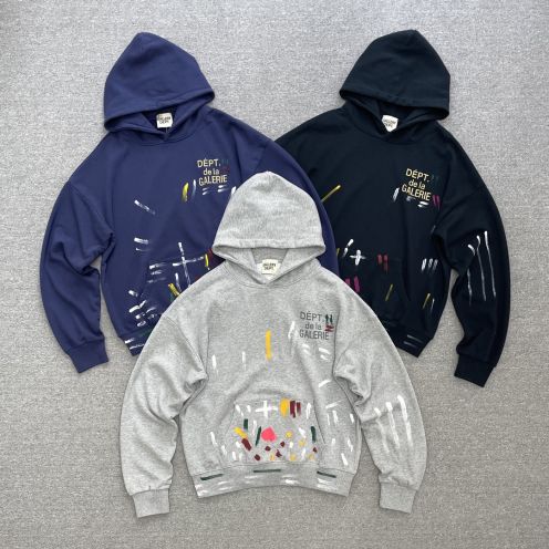 ギャラリーデプト メルカリｎ級品 純綿パーカー 長袖 フード付き 落書き ファッション 3色可選