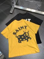 セントマイケル定番人気物コピー半袖Tシャツコットンオレンジ柔らかい高級花柄