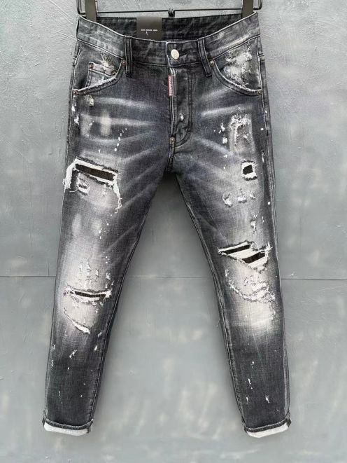 ディースクエアード ハーフパンツスーパーコピー デニム 快適 ズボン ジンーズ 大人 人気品 カジュアル グレイ