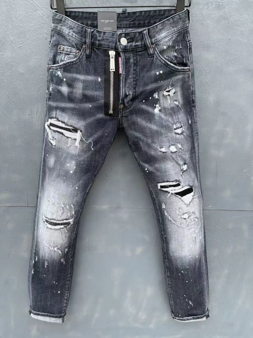 日常‼ディースクエアード wearｎ級品 超人気 デニム カジュアルズボン  ジンーズ グレイ