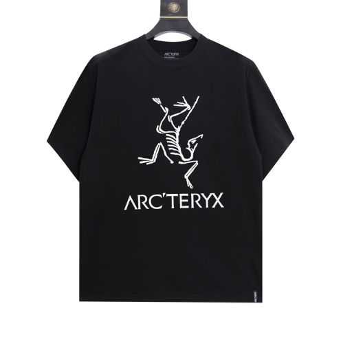 アークテリクス2024新作スーパーコピー半袖Tシャツコットンブラック柔らかい高級花柄