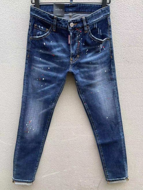 ディースクエアード wear偽物 超人気品 ファッション 美脚 ジンーズ シンプル ズボン ブルー