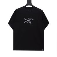 アークテリクスn級品スーパーコピー半袖Tシャツコットンブラック柔らかい高級花柄