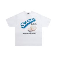 セントマイケルn級品スーパーコピー半袖Tシャツコットンホワイト柔らかい高級花柄