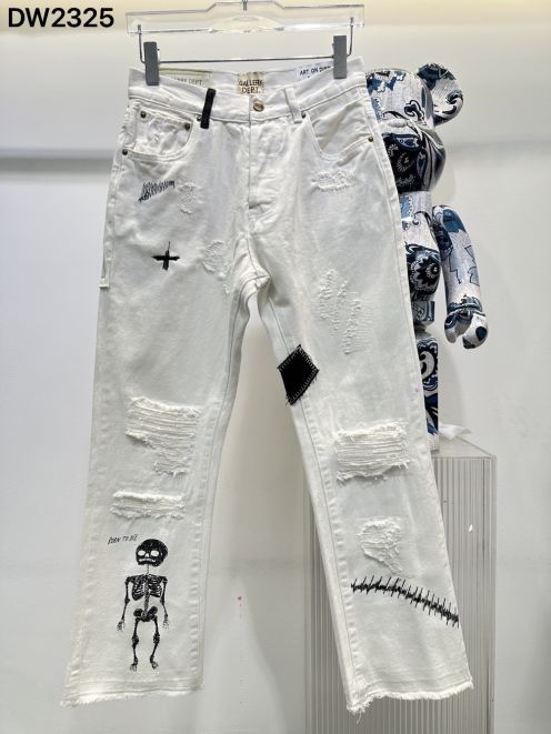抜群な存在感 ギャラリーデプト デニムｎ級品 新品 人気  ダメージデニム ジンーズ 柔らかい  ホワイト