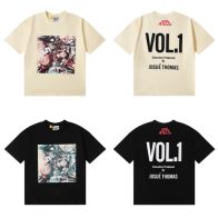 人気定番可愛い ギャラリー t シャツコピー 短袖 Tシャツ シンプル日常 純綿 ファッション 夏服 2色可選