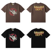 新作入荷格安 ギャラリーデプト スウェットパンツコピー 短袖Tシャツ 純綿 日常 シンプル 2色可選