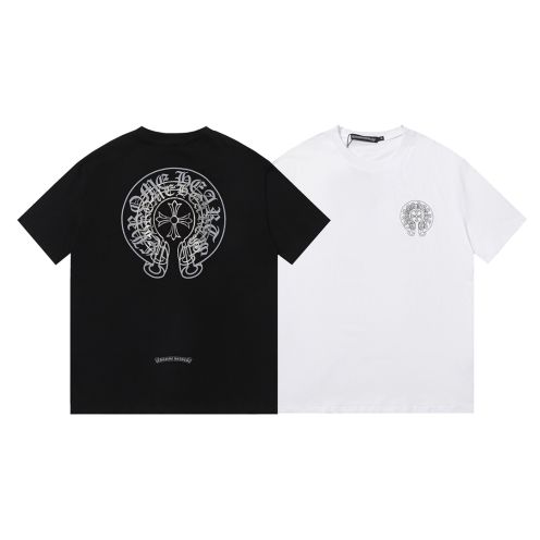 人気定番豊富なクロムハーツtシャツサイズ偽物 柔らかい 人気トップス ホワイト
