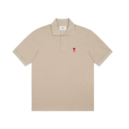 amiri 取り扱い 店舗激安通販 純綿 ポロシャツ トップス シンプル 人気ファッション ピンク