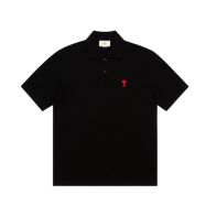 amiri バイマｎ級品 純綿 ポロシャツ トップス シンプル 人気ファッション ブラック