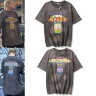 セントマイケル定番人気物スーパーコピー半袖Tシャツコットングレー柔らかい高級花柄