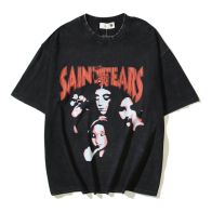 セントマイケルn級品スーパーコピー半袖Tシャツコットンブラック柔らかい高級花柄