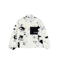ジャケット ステューシーｎ級品 厚いトップス 暖かい フワフワ ジャケット 乳牛色 ホワイト