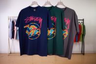 大人気個性がある雰囲気 ステューシーtシャツコーデコピー 短袖T 純綿 柔らかい 人気 多色可選