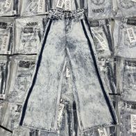 smfk激安通販 デニム ジーンズ 筒形ズボン 人気 快適 カジュアルパンツ ブルー