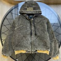 HOT100%新品smfk アウター偽物 防寒着 デート 通勤 通学 デニム 暖かい アウター グレイ