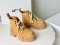SMFKシューズ インソールｎ級品 新作 ショットブーツ 日常シューズ レディース ドクターマーチン イエロー