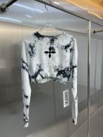 SMFKtシャツアメカジ偽物 長袖トップス ショット 純綿 レディース 人気 ファッション ブラック