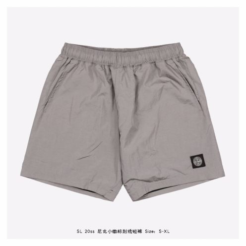 人気定番豊富なストーンアイランド 半ズボンコピー カジュアルナイロン ショットパンツ 夏ズボン グレイ