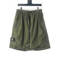 ストーンアイランドスウェットパンツｎ級品 短パン 軽量ズボン ショットパンツ 通気性いい 大人気 グリーン