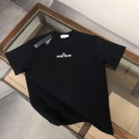 2024年最新品 ストーン アイランド t シャツ メンズスーパーコピー 人気トップス 純綿 短袖 シンプル 男女兼用 ブラック