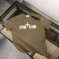 ストーン アイランド 半袖 シャツｎ級品 日常トップス 純綿トップス ゆったり 人気販売 短袖 4色可選 ブラウン