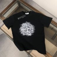 爆買い大得価stone island コーデュロイ シャツ激安通販 日常トップス 純綿Tシャツ 柔らかい シンプル 2色可選 ブラック