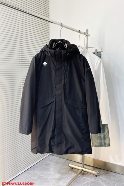 デサント ジャケット セットアップスーパーコピー ファッション 快適 ダウン ロング 暖かい ブラック