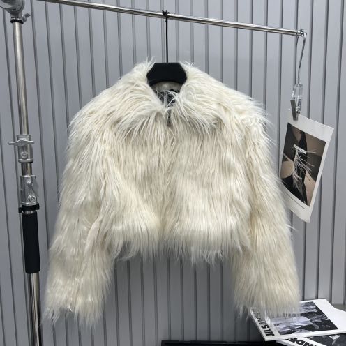 SMFKカーハート ジャケット激安通販 人気セールHOT トップス 柔らかい もこもこ レディース 高級感 ホワイト