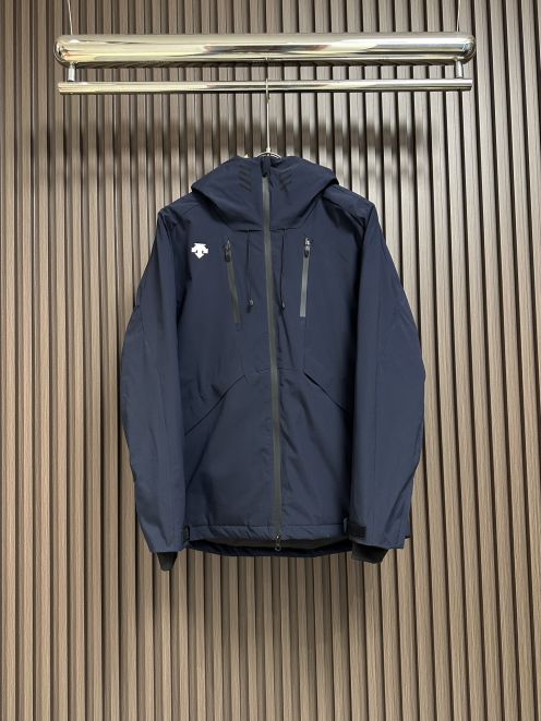 肌寒い季節に欠かせないデサント ダウン スーツ激安通販 冬服 ファッション 暖かい ゆったり ダウンジャケット 防水 ブルー