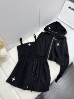 SMFKシャツ 洗い方ｎ級品 超激得新品 運動セット フード付きジャケット ショットパンツ 3点セット 人気 ブラック
