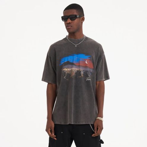 綺麗！プレゼント tシャツ 意味偽物 純綿 人気販売 ファッション 短袖 トップス メンズ グレイ