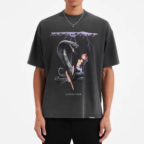 リプレゼント tシャツｎ級品 純綿 夏服 短袖 トップス 人気新作 ファッション メンズ ヴラック