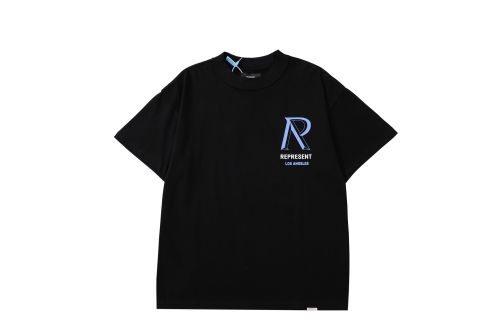 春夏人気定番安い リプレゼント 誕プレ tシャツｎ級品 半袖 純綿 トップス ブルー文字 ブラックメンズ