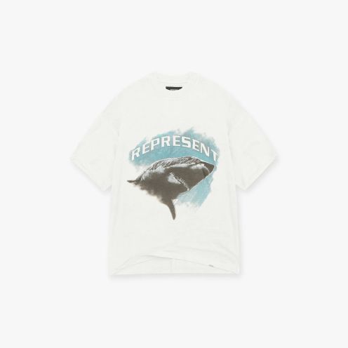 リプレゼント tシャツｎ級品 純綿トップス 人気新作 シンプル サメプリント メンズ 3色可選