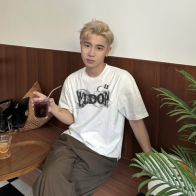 we11done Tシャツのウエストコピー 人気新品 純綿 ゆったり トップス 短袖 シンプル 2色可選