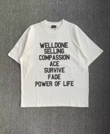 we11done HOT品質保証 ウェルカムヘル tシャツ激安通販 純綿 人気新品 トップス 半袖 シンプル 2色可選