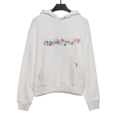 REPRESENT パーカーヘビーウェイトスーパーコピー 純綿 カジュアルトップス 人気 フード付き 花 ホワイト