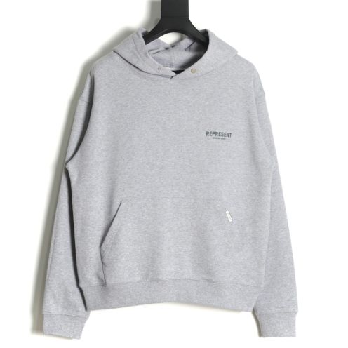 REPRESENT パーカーエイプｎ級品 カジュアル 大販売 トップス 人気 フード付き 純綿 シンプル グレイ