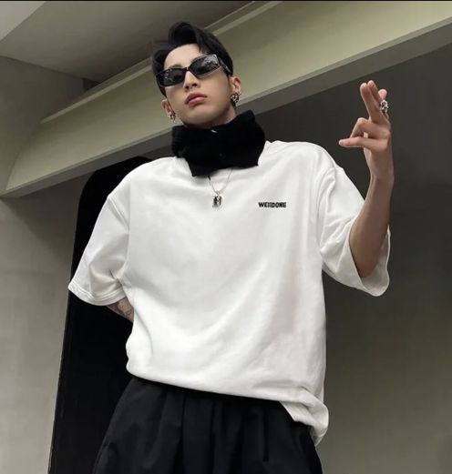 WE11DONE HOT 夏服 ウェルダン 韓国激安通販 純綿 シンプルトップス tシャツ 男女兼用 ファッション 2色可選