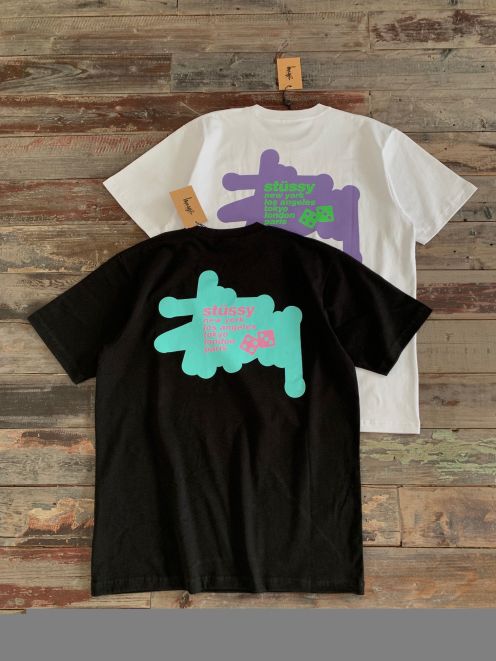 品質保証豊富なオ ステューシーtシャツコーデ激安通販 純綿 プリントトップス 短袖 シンプル 人気 2色可選