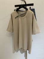 赤字超特価2024 アクネ メンズ tシャツ激安通販 純綿 トップス 短袖 大人気 シンプル 丸首 カジュアル ブラウン