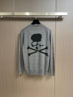 マスターマインド 服ｎ級品 ウール ファッション カジュアルトップス 柔らかい 日本大販売 髑髏ロゴ 暖かい グレイ