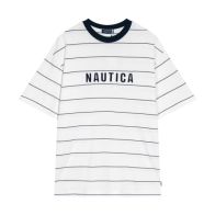ノーティカブランド激安通販 純綿 トップス 品質保証豊富なオ半袖Tシャツ シンプル 新作 ファッション ホワイト