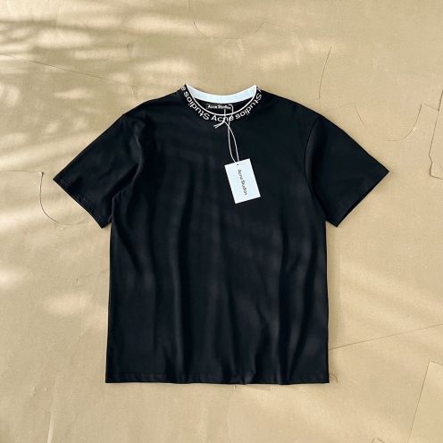 人気定番 アクネストゥディオズ シャツスーパーコピー トップス 純綿Tシャツ 半袖 柔らかい プリント 夏服 人気 3色可選